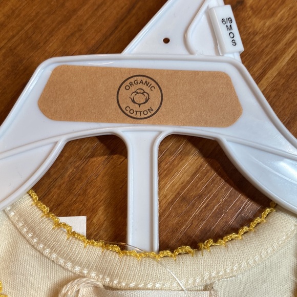 2 piece set 6-9mos. NWT! Onsie with pants, organic cotton - Picture 9 of 16